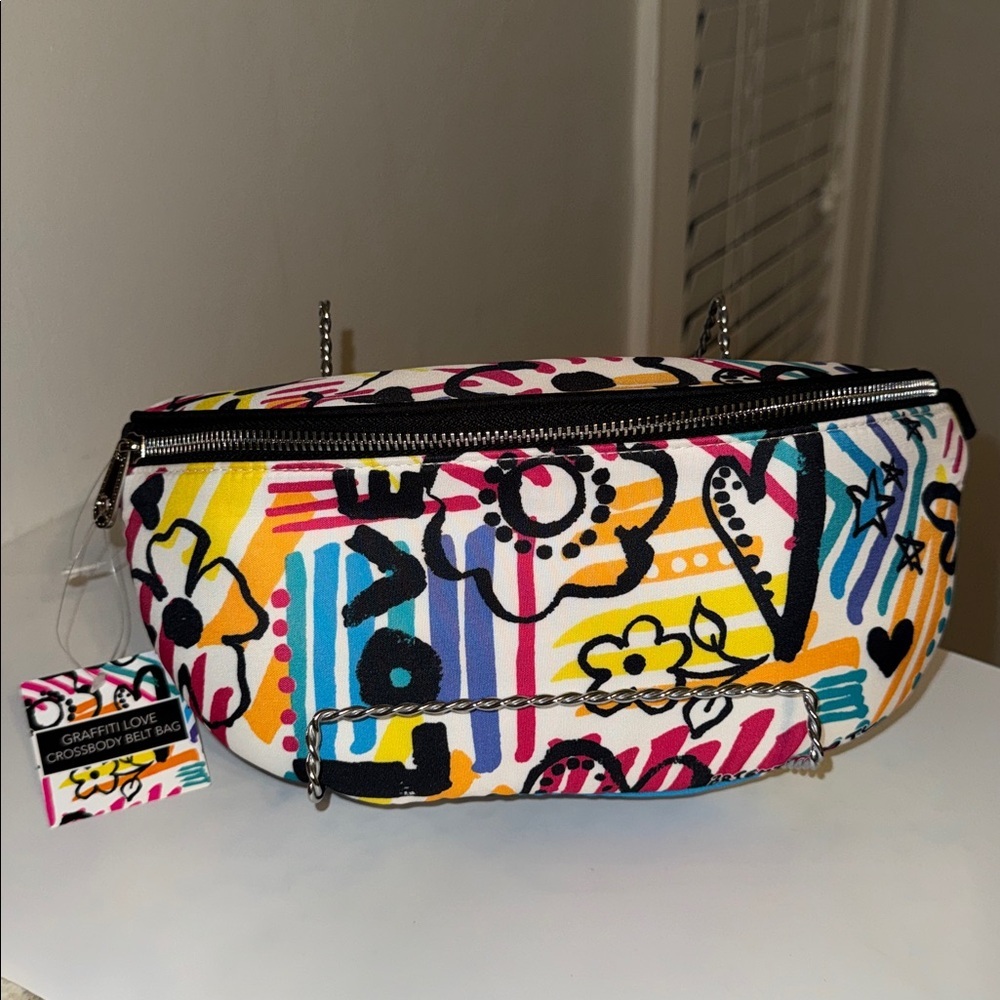 Brighton Graffiti Love Crossbody Belt Bag